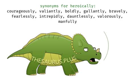 heroically synonym